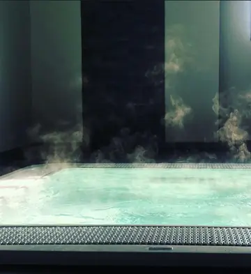 Jacuzzi de l'espace détente