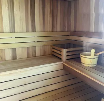 Sauna de l'espace détente